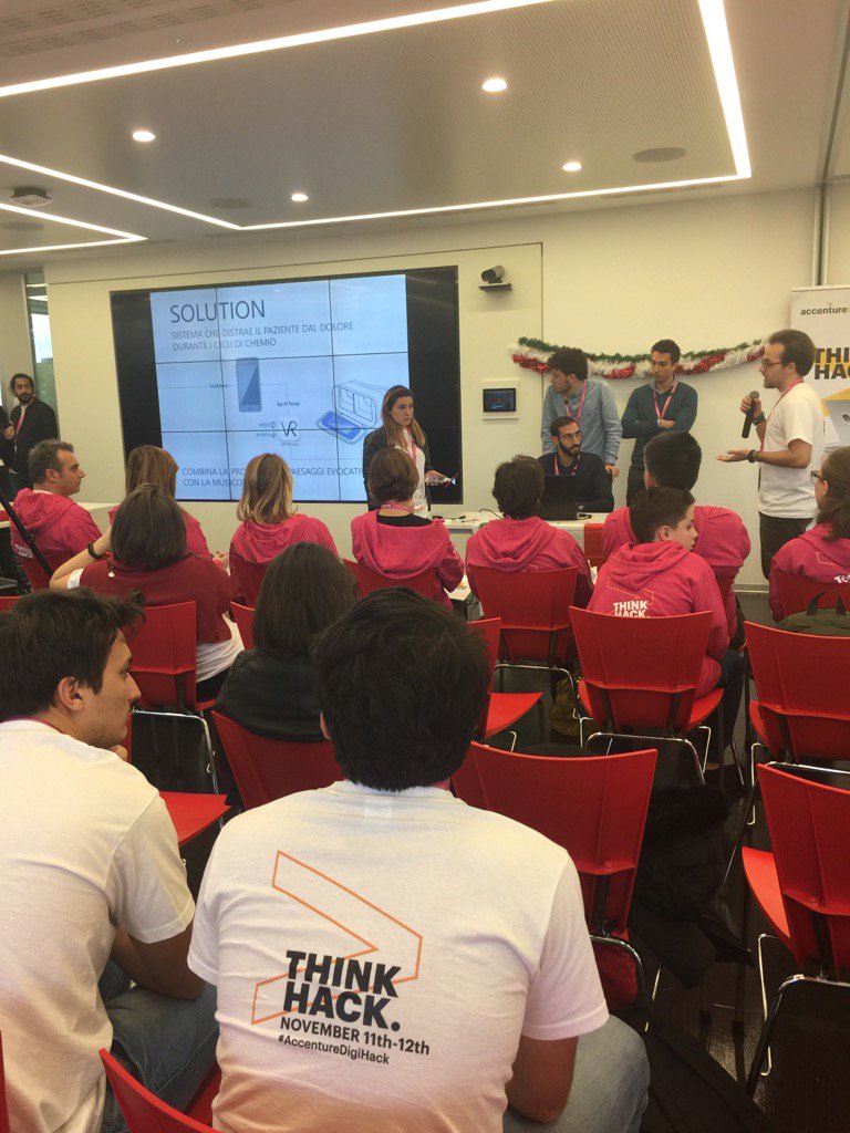 cmannuccib's tweet photo. A-team presents #MachineLearning solution to enhance patients  quality of life  #Inclusion #Ai #AccentureDigiHack https://t.co/j0BBvXk6IJ