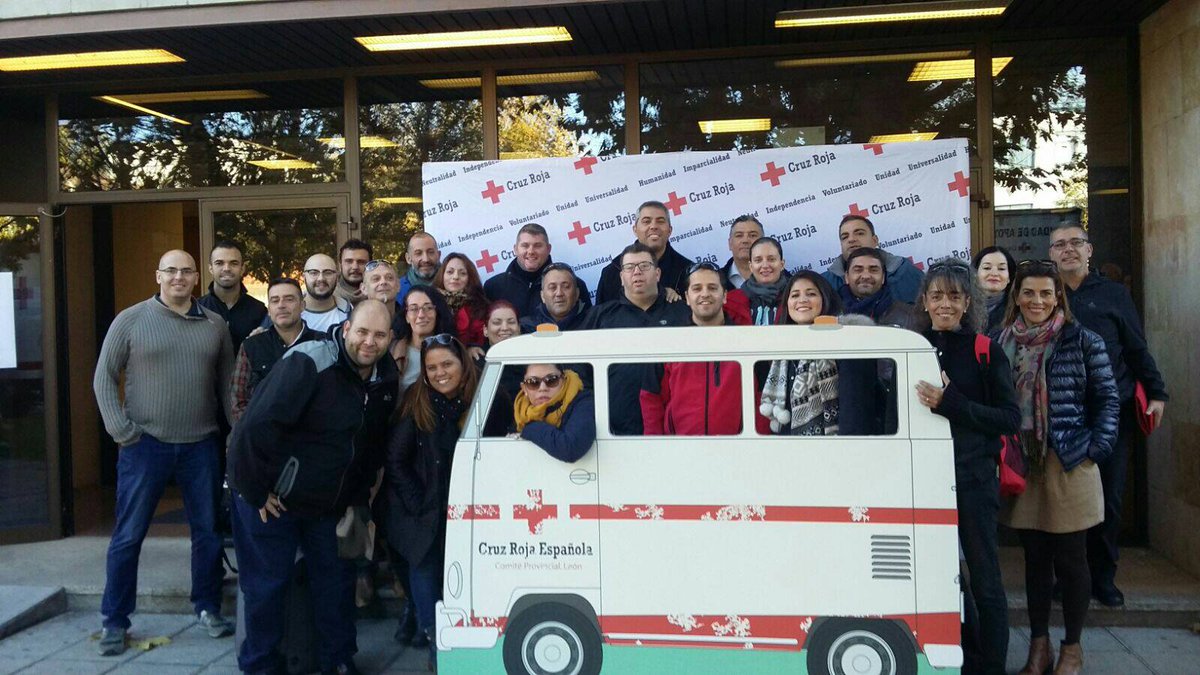CruzRojaProvTfe's tweet photo. Nuestros equipos de #ERIE de Canarias en las #JornadasInterERIE de León. https://t.co/RiGpEdmba6