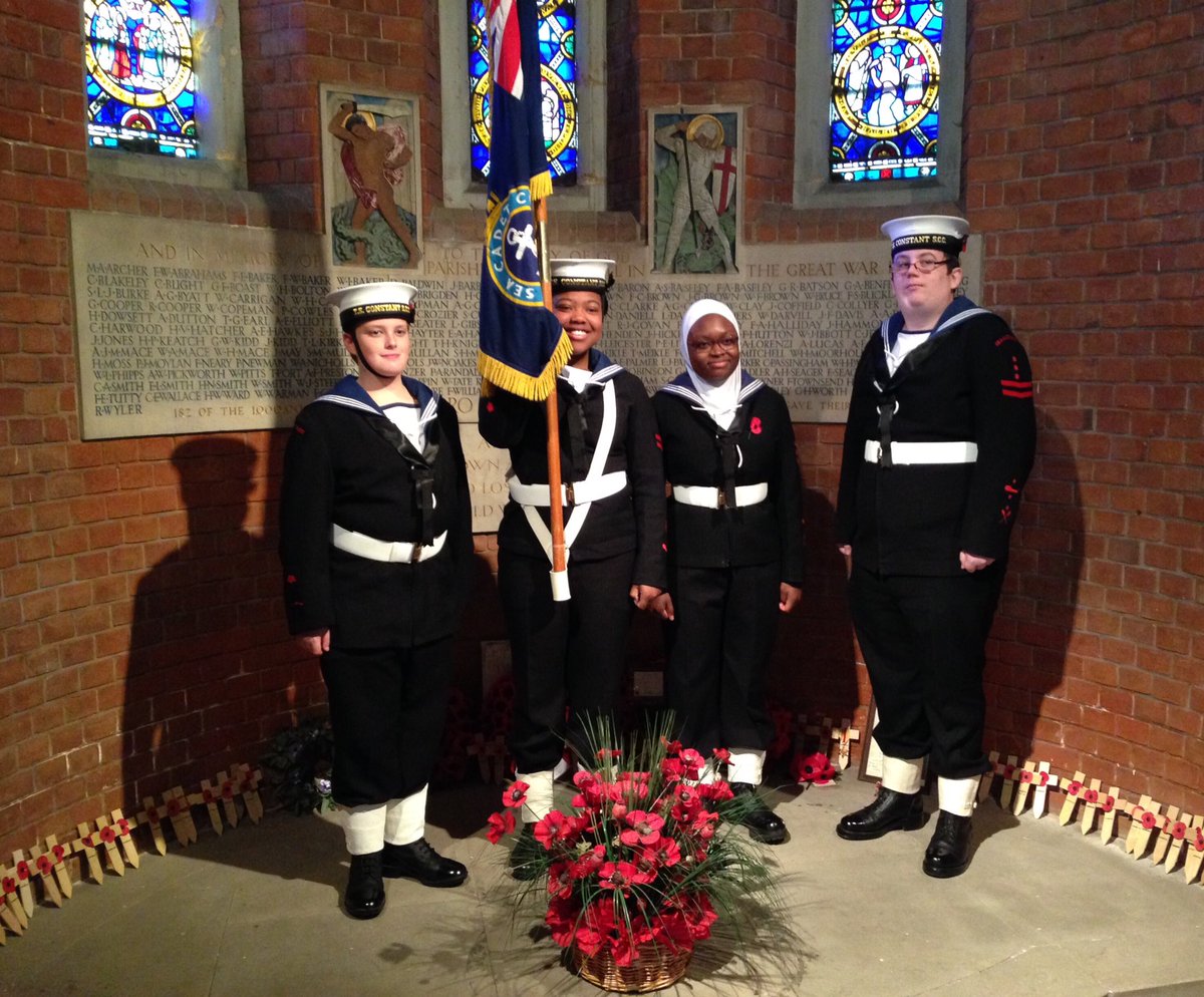 summerstown182's tweet photo. Another great job by #Tooting & #Balham #SeaScouts at St Mary's Church for Reverend Roger Ryan's final #RemembranceSunday service #REM182 @SouthwarkCofE https://t.co/0AZr4JQayt
