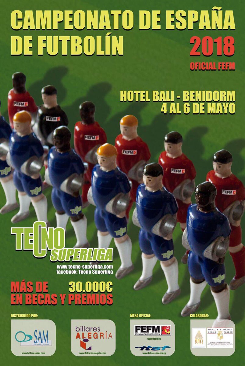 Campeonato de España de Futbolin #Fesp18 #FutbolinEsDeporte