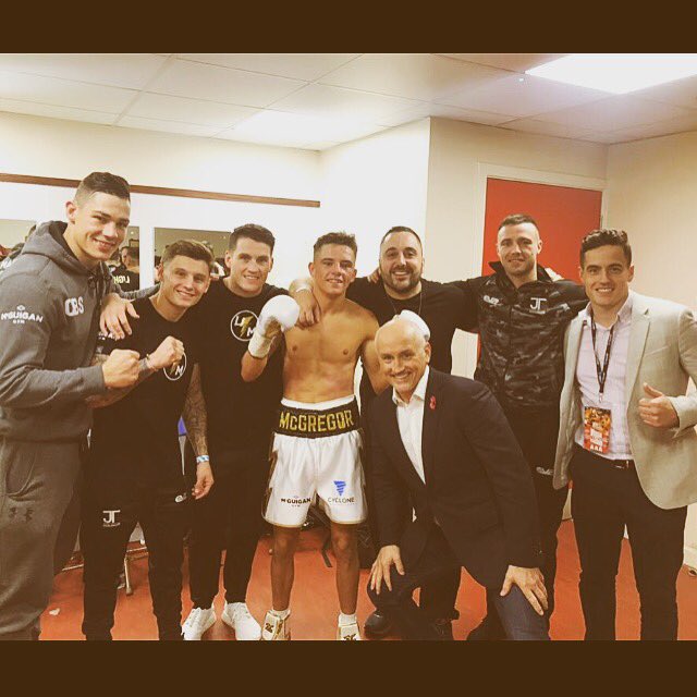 LeeMcGregor3's tweet photo. The professional journey started last night. Absolute buzzing with last night the whole event was absolutely outstanding👊⚡️ big thanks to my team @McGuigans_Gym @ClonesCyclone @CyclonePromo https://t.co/kvDxx4tCFQ