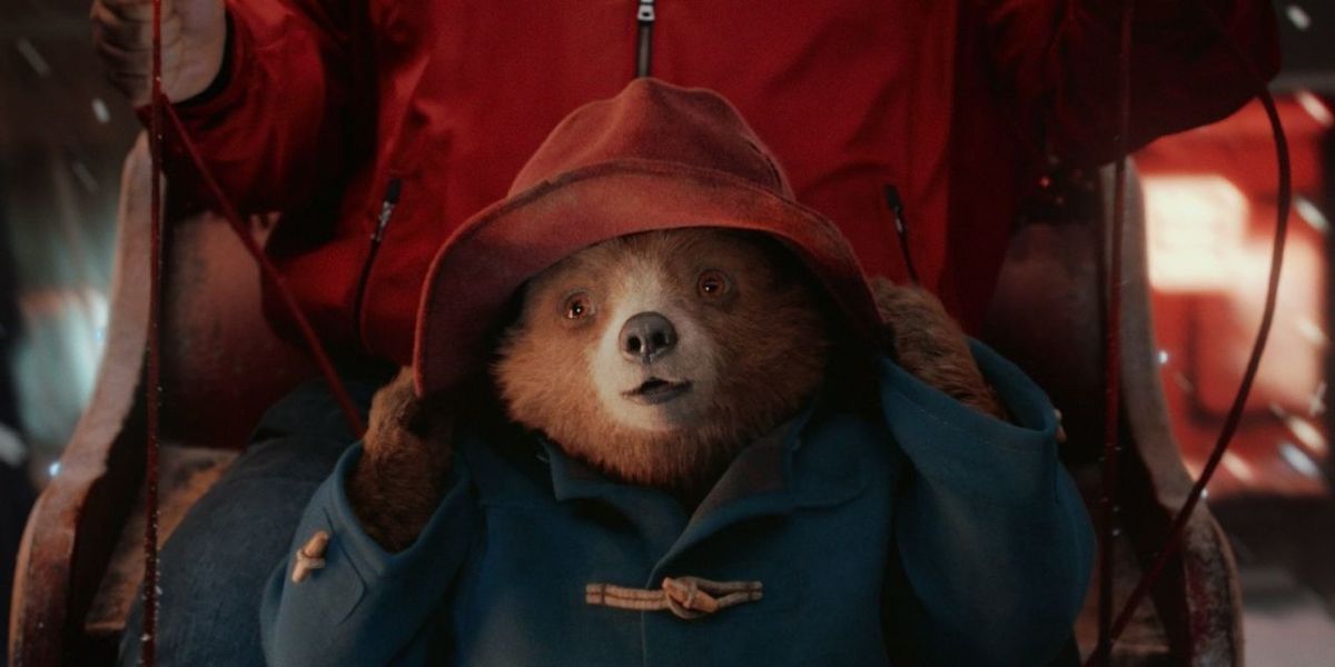 BazaarUK's tweet photo. It's officially the festive season - watch Paddington Bear star in Marks and Spencer's  Christmas advert https://t.co/IqQCrY0UuE https://t.co/HLnUbV5kbO