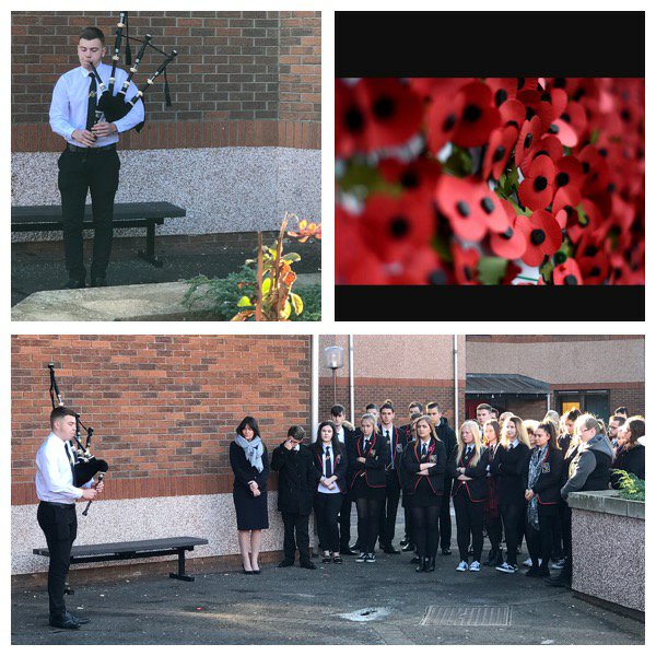 LochgellyHS's tweet photo. Remembrance Day 2017: Paying our respects to those who lost so much... https://t.co/xC4XBMsHdH