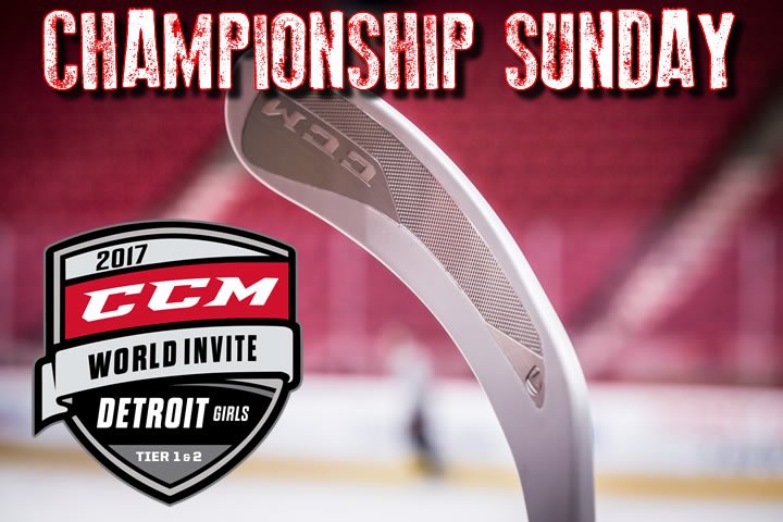 200x85's tweet image. Good Luck to all the semi finalists as they get into Championship Sunday at the @CCMHockey Girls World Invite in Motown!