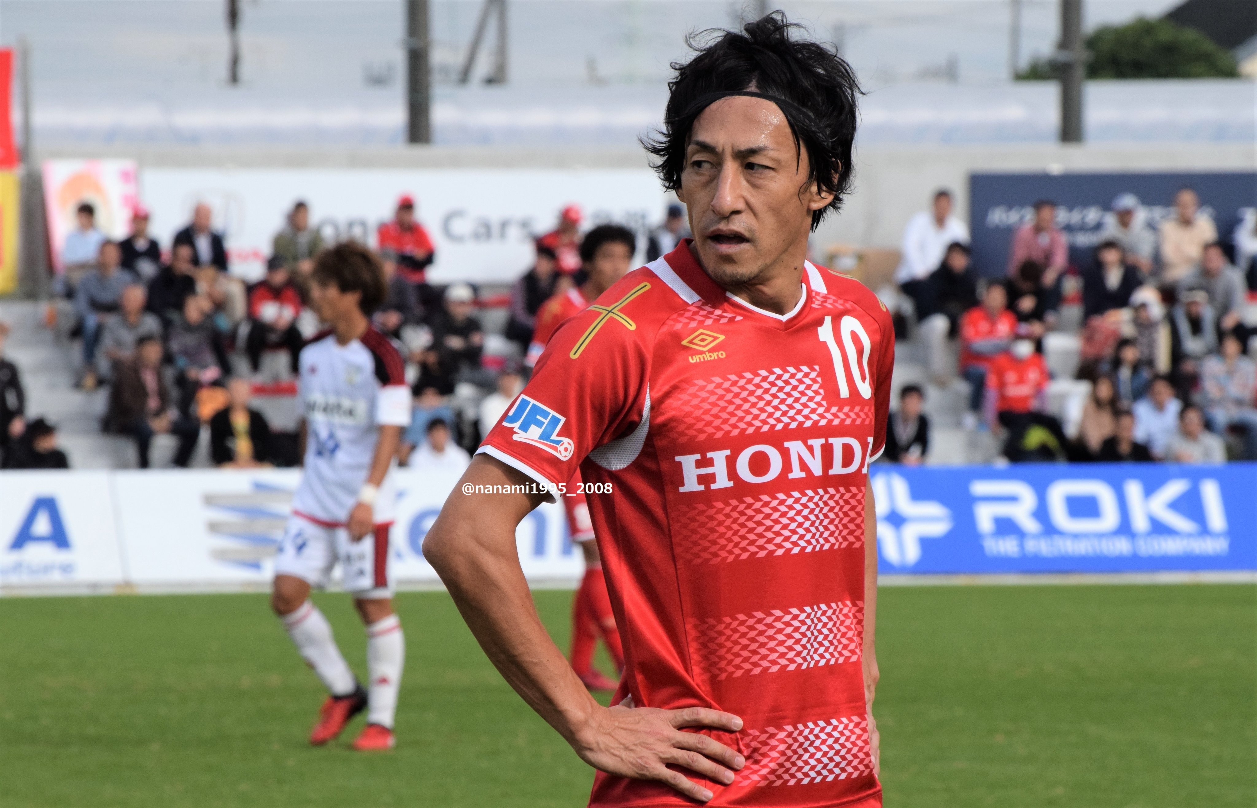 ななみのお父さん Honda Fc Jfl 2nd最終節 Vs Fc今治 Mf 10 Mf 10 柴田潤一郎選手 スタメン出場 01年から17年間 Honda Fcでプレー ジュビロユースで Mf 9 太田吉彰選手の１つ上の先輩になります 後ろ姿 が絵になる 10番が似合う選手でした