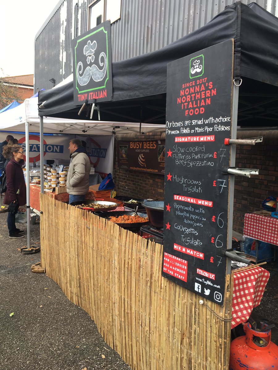 The best lunch ever at Teddington Farmers Market!