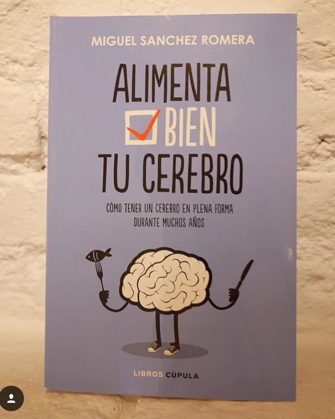 ricebysanchez's tweet photo. Nuevo libro del Doctor Chef " Alimenta bien tu cerebro" by Miguel Sánchez Romera #libro  #comersano #Neurólogo @bypetites @BacoyBoca https://t.co/AUQz4zJQ5C