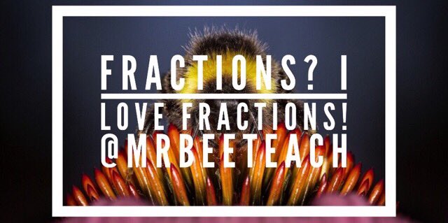 Fractions? I love fractions! mrbeeteach.blogspot.co.uk Using concrete, pictorial and abstract approaches in tandem. <a href="/gareth_metcalfe/">Gareth Metcalfe</a> <a href="/thirdspacetweet/">Third Space Learning</a> <a href="/thatboycanteach/">thatboycanteach</a> <a href="/PrimaryRocks1/">#PrimaryRocks</a> <a href="/WhiteRoseMaths/">White Rose Maths</a> <a href="/GNMH_MathsHub/">Great North Maths Hub</a>