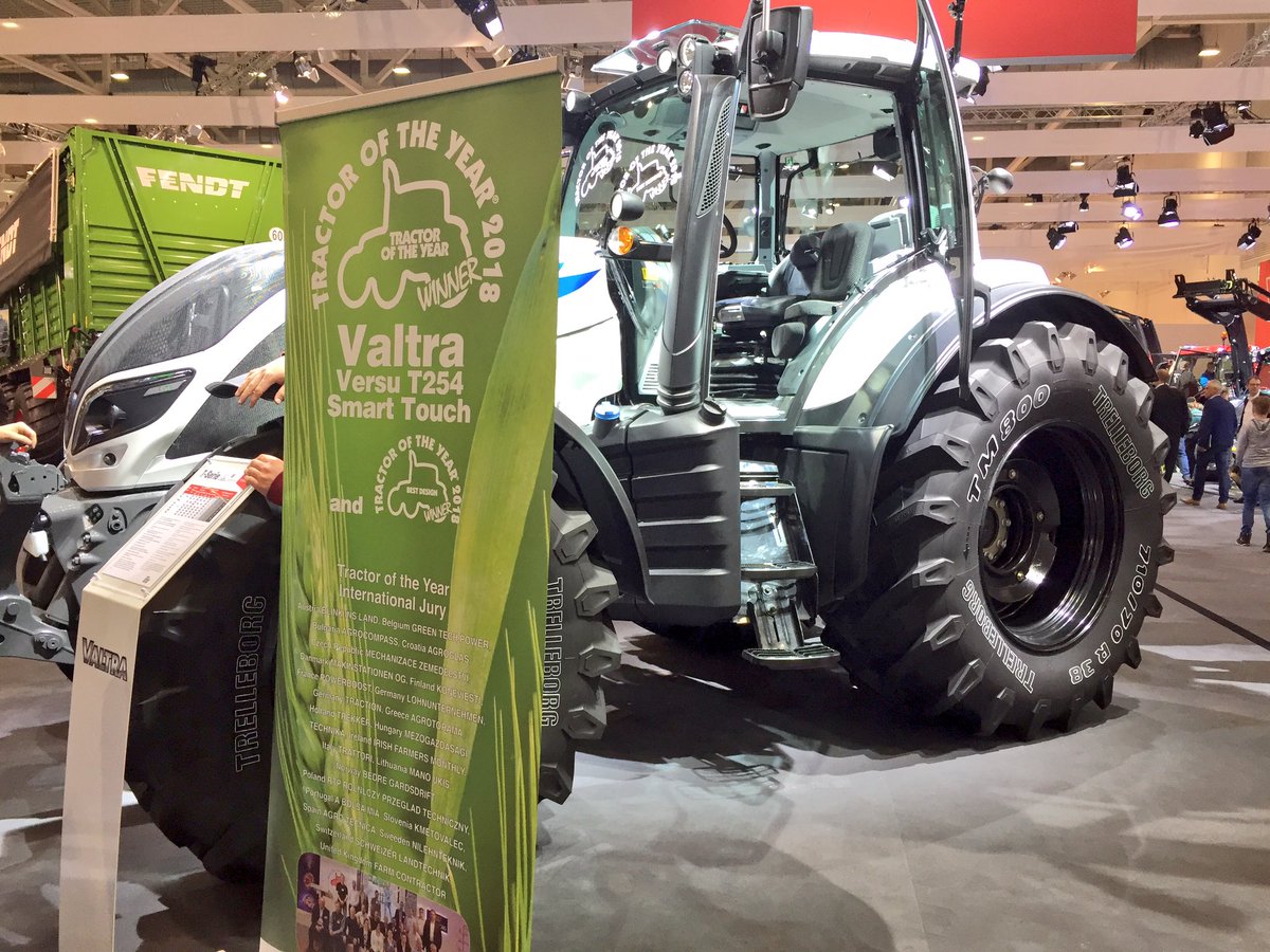 Tractor of the Year and Tractor of the Year Best of Design awards go to <a href="/ValtraGlobal/">Valtra</a> T Series and SmartTouch at <a href="/AGRITECHNICA/">AGRITECHNICA</a> 2017!