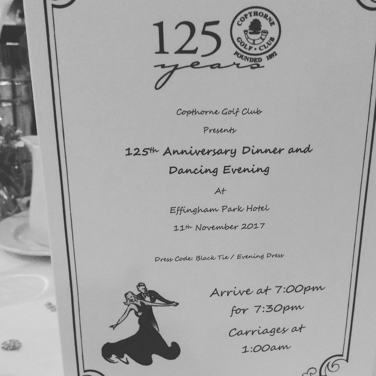 mat_hil's tweet photo. Fantastic night at #Effingham Park Hotel for @CopthorneGC's 125 #DinnerDance. Best function for years. #Copthorne #CopthorneGC https://t.co/8xaFUBv3PB