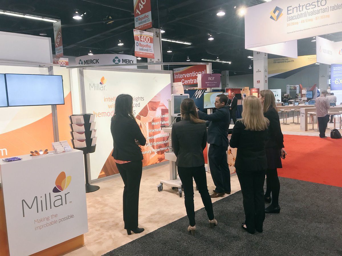 TimDaugherty03's tweet photo. The @MillarInsights staff getting a quick #PVLoops refresher before the doors open for #AHA17. Great day for connecting w/ customers! https://t.co/XGXJXVdU8v
