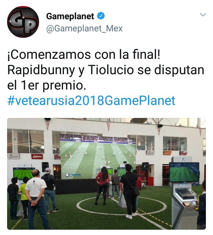 David_Lucioo's tweet photo. Campeón Nacional! @Gameplanet_Mex gracias por su excelente torneo! A disfrutar en Rusia.
Champs! I beat 2 games - 0. To ma brother rappidbunny. In june im going to #Rusia2018 #WorldCup @EASPORTSFutbol @EASPORTSFIFA #tioluciomacizo #Tiolucio https://t.co/QjKmrnfnJ8