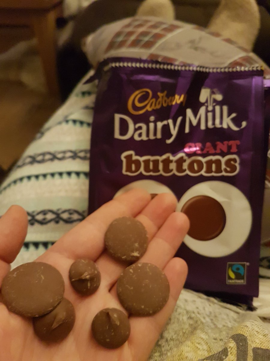 EmilyHStrange's tweet photo. @CadburyUK whats going on with my buttons? https://t.co/8j8y3Puh2k