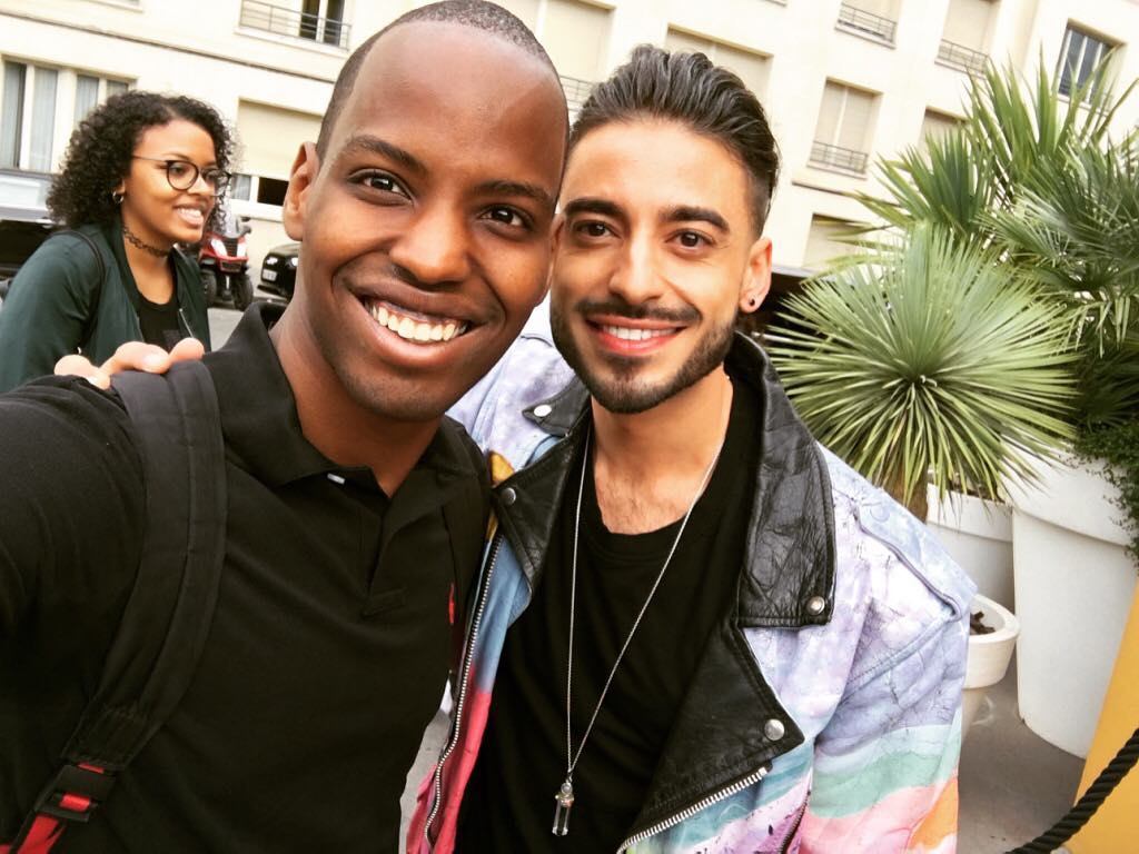 JadeHassouneBR's tweet photo. Nova/Antiga fanpic do @sppeeeddy com o @JadeHassoune durante a #THOSCon2017 https://t.co/BMgOnHECoH