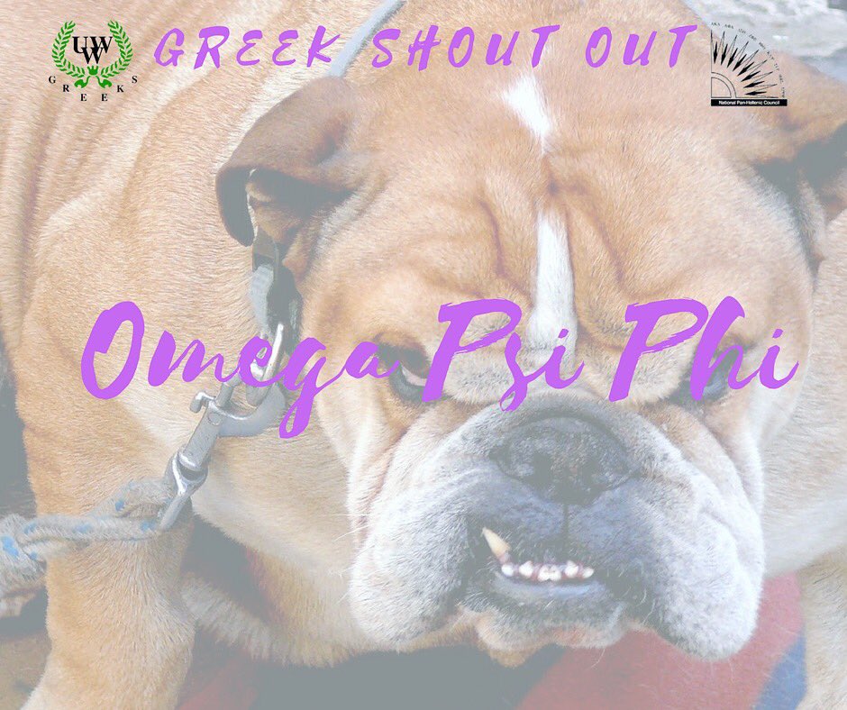 UWWGreeks's tweet photo. This week’s org shoutout to Omega Psi Phi Fraternity, Inc. They’ve been doing great things with only few actives! Your hard work does not go unnoticed! https://t.co/M6u0qB6jHm