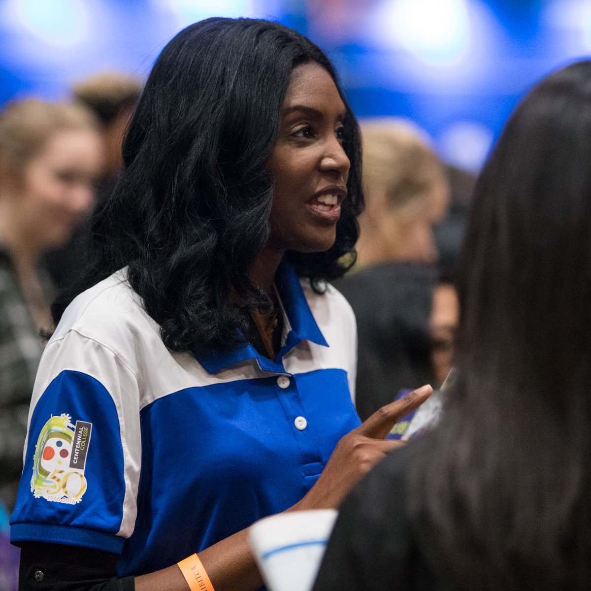 CentennialEDU's tweet photo. Want a law #career? We have lots of pathways into careers like #Paralegal, says Legal & Administrative Studies Chair @iconica_vera #OCIF2017 https://t.co/mWVMxxai73