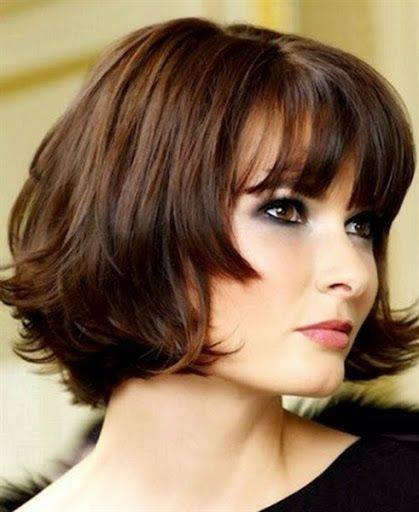 23 Suitable Short Hairstyles for Fat Faces  Double Chins