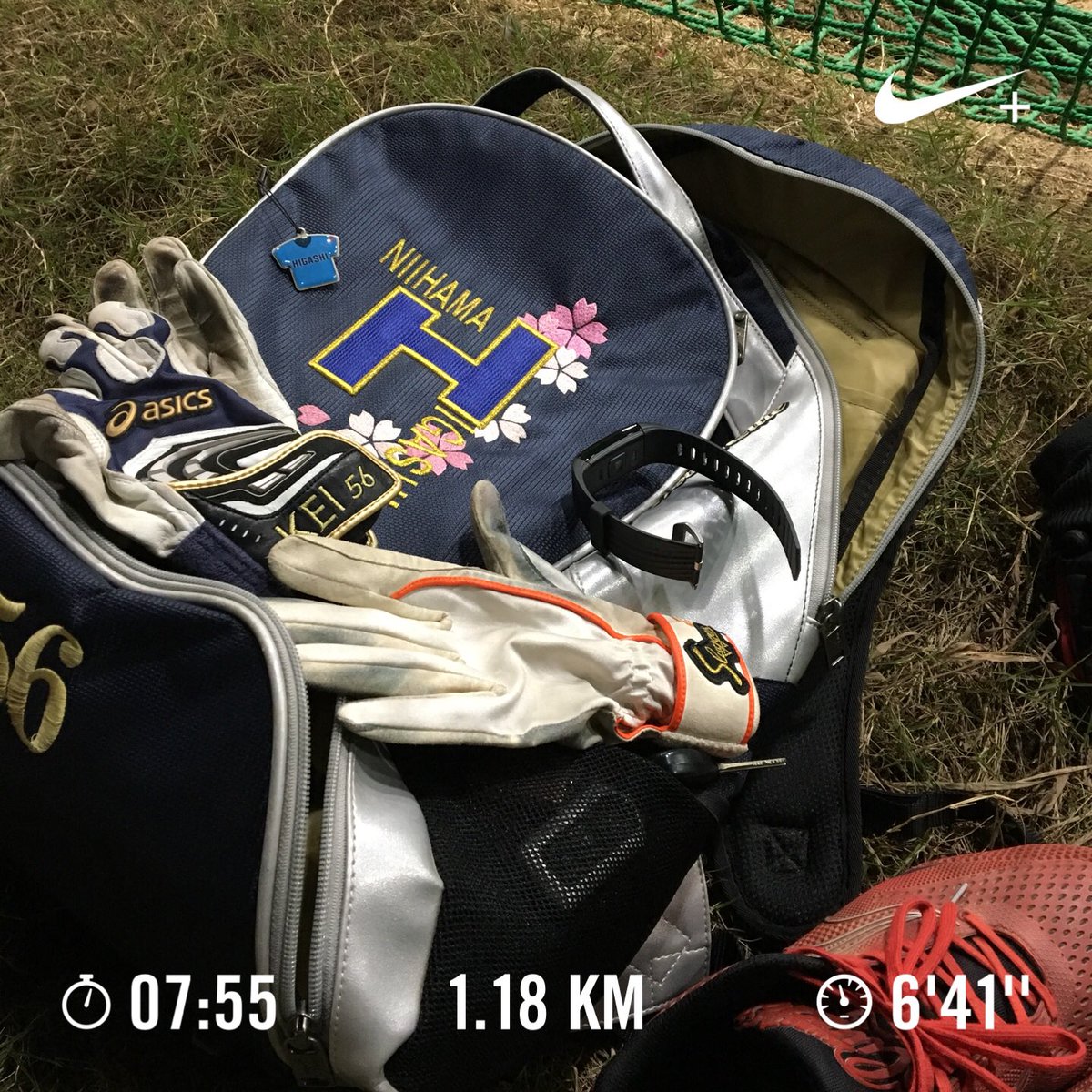 kondo_sekkotuin's tweet photo. マスターズの練習に初参加しました。
年には勝てないけど、気持ちは負けないぞ!
Nike Run Club アプリで 1.18 kmを走りました #JustDoIt #マスターズ甲子園 #mk2017 #新居浜東 https://t.co/vBrdSsjqNa
