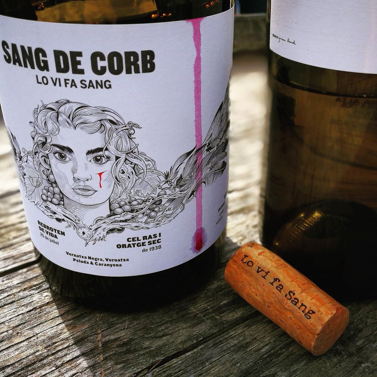 CellerFrisach's tweet photo. Frisach Sang de Corb! Cel ras i oratge sec! #LovifaSang #VernatxaNegra #VernatxaPeluda #Caranyena #TerritoriVernatxa #FukinGoldVinyards #organicfarming #winelover #wineaddict https://t.co/hxpVnjXbjs