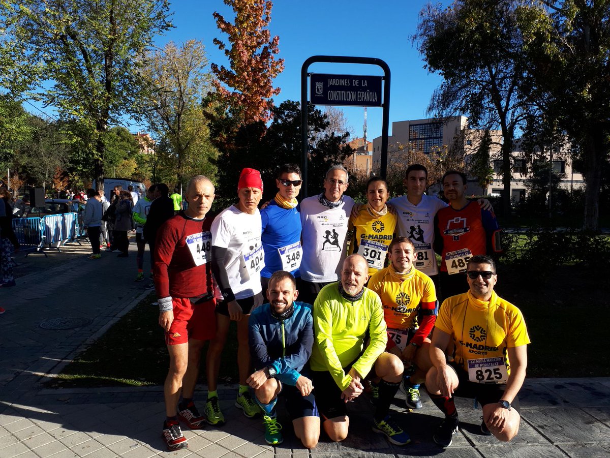 Medio maratón de Moratalaz con los súper compañeros de <a href="/GMadridSports/">GMadrid Sports</a>. Gracias a <a href="/aamoratalaz/">A.A. Moratalaz</a> por organizar una carrera tan buena con los mejores voluntarios del mundo.