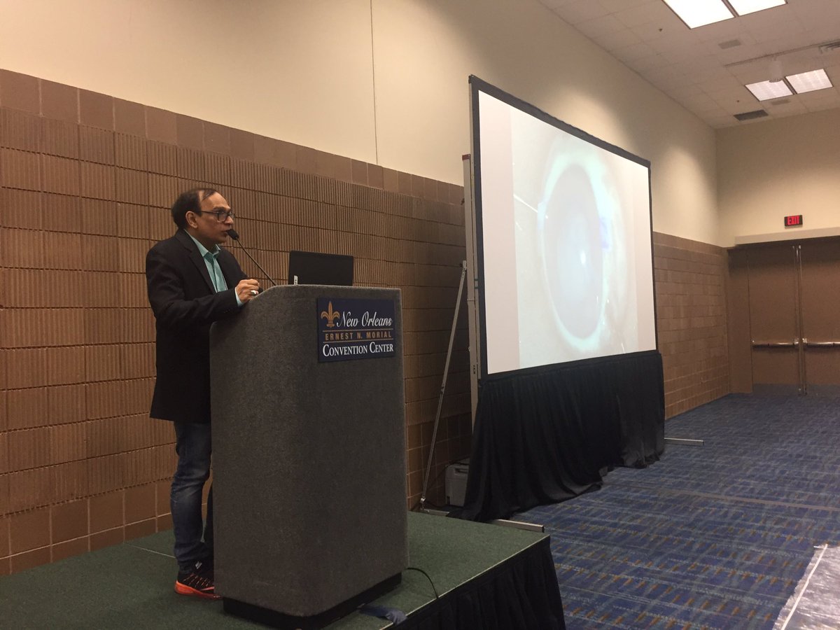 NaveenKRaoMD's tweet photo. Amazing faculty for the first ever intrascleral haptic fixation skills transfer session wetlab in US #AAO2017 #ThankYou https://t.co/sLRTK665jx