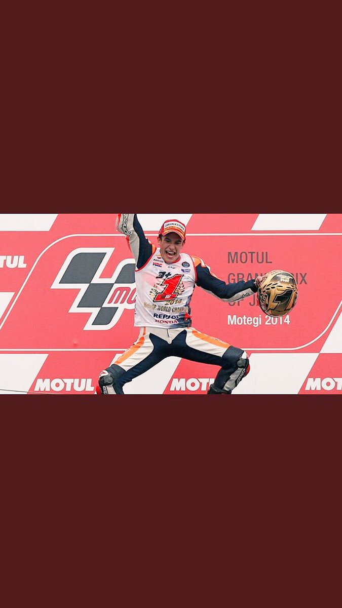 olivelvet's tweet photo. Marc Márquez Campeón del Mundo de Moto GP por cuarta vez. Grande Campeón @MarcMarquez93 @HRC_MotoGP Sexto título mundial  @MotoGP #ValenciaGP #MotoGP #Cheste2017 #felizdomingo #VivaEspaña 🇪🇸 https://t.co/wciMKPVr3Y