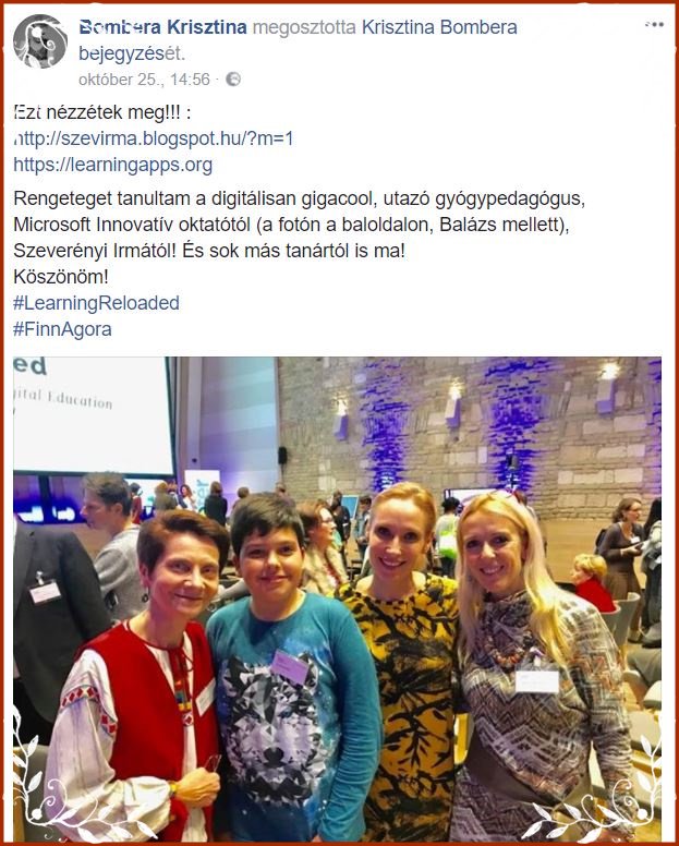 szevirma's tweet image. Lesarning Reloaded - Konferencia a FinnAgora szervezésében - Szubjektív élménybeszámoló - 2017.10.25. - bit.ly/2AwNfnl - #LearningReloaded, #FinnAgora