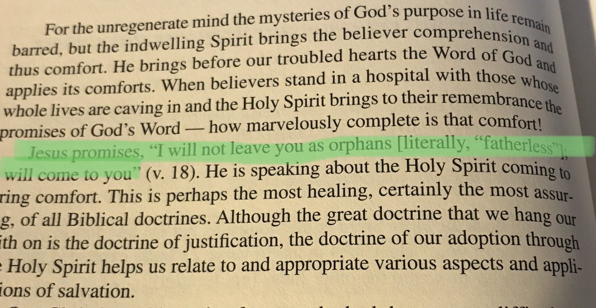 As I look over my notes this morning, I’m reminded to pray for @howertonjosh and @BridgeChurchTN by R. Kent Hughes...#NoMoreFatherless