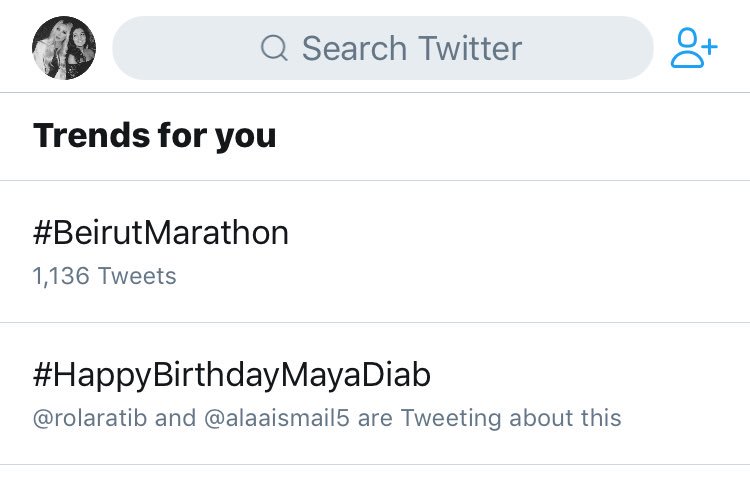 Trend number 2!!! #HappyBirthdayMayaDiab ❤️❤️❤️