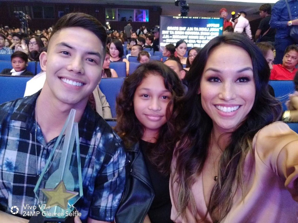 missangeljones's tweet photo. Congratulations sweety @tonythesharky winning BEST NEW MALE PERSONALITY at the 31st Star Awards for Television. 1st award of so many more. https://t.co/hj6hnX6VDw