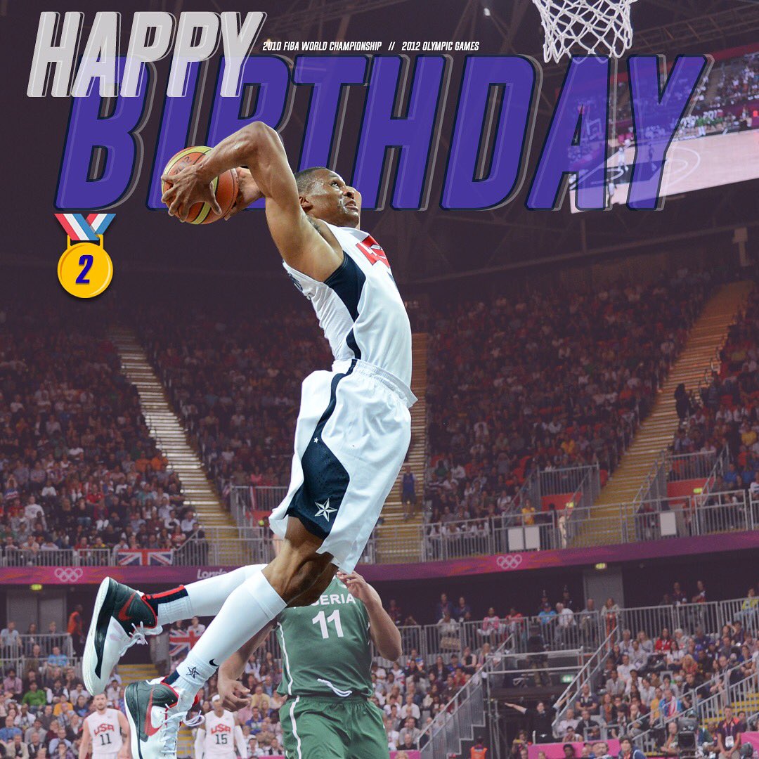 Happy birthday Russell Westbrook!  