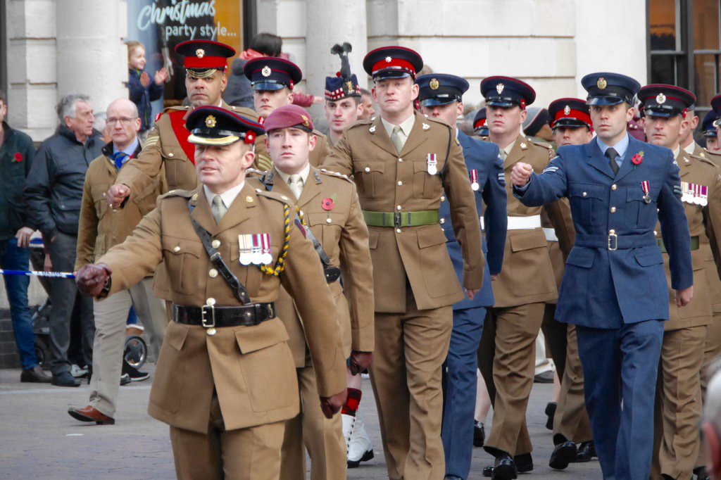 iwcond's tweet photo. Remembrance in #Newbury https://t.co/f5MO8uxy05