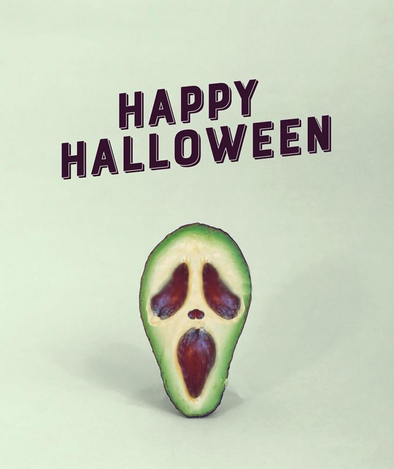 nortyavocado's tweet photo. Okay so we might be 12 days late, but this is a screamin' beauty! #Happybelatedhalloween #greenhalloween #greenscream #avocado https://t.co/fsU8vpVefv