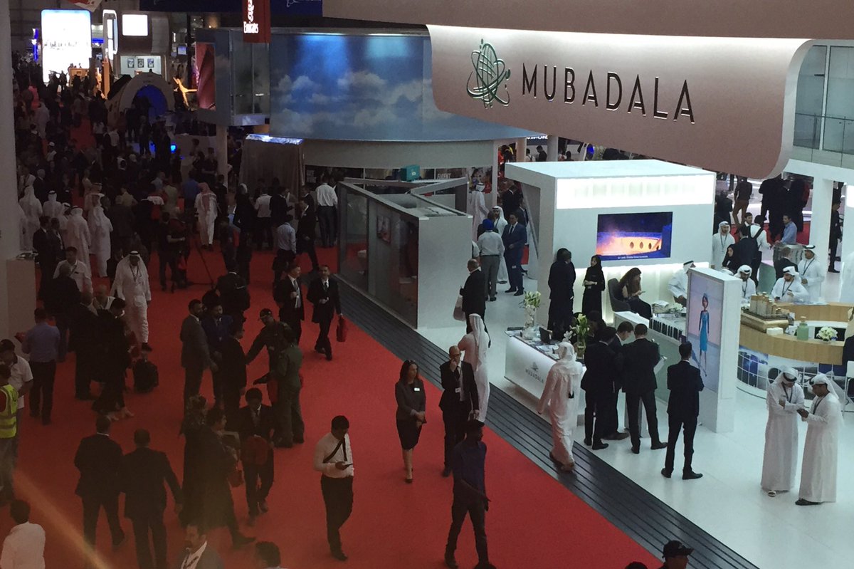 The Dubai Air Show is open and ready for business! Great 1st day #dubaiairshow2017!