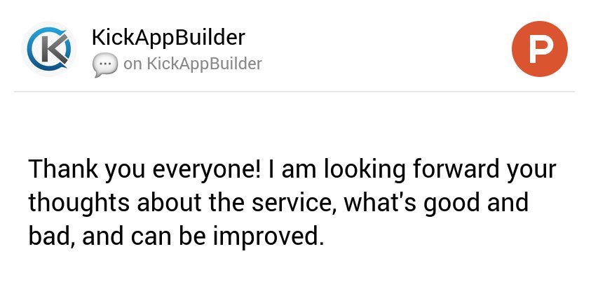 kickappbuilder's tweet photo. My thoughts on KickAppBuilder on @ProductHunt https://t.co/WzQt2rbTvd https://t.co/oHJri5JrAl