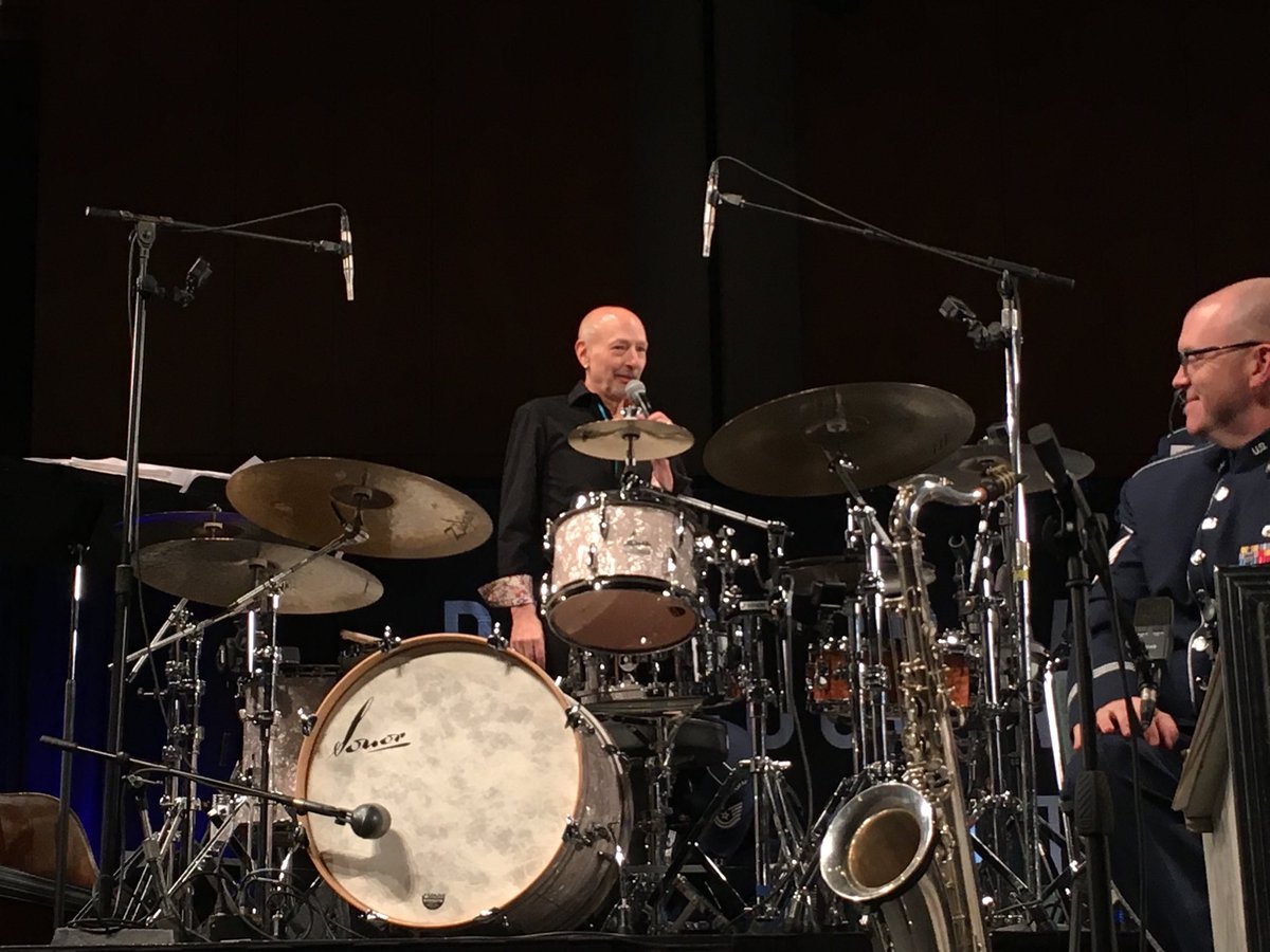 flexbeaters's tweet photo. General Steve Smith &amp; the Airmen of Note were fantastic!  #PASIC2017 @AirmenofNote @USArmy @stevesmithdrums https://t.co/7NiAPWls2g