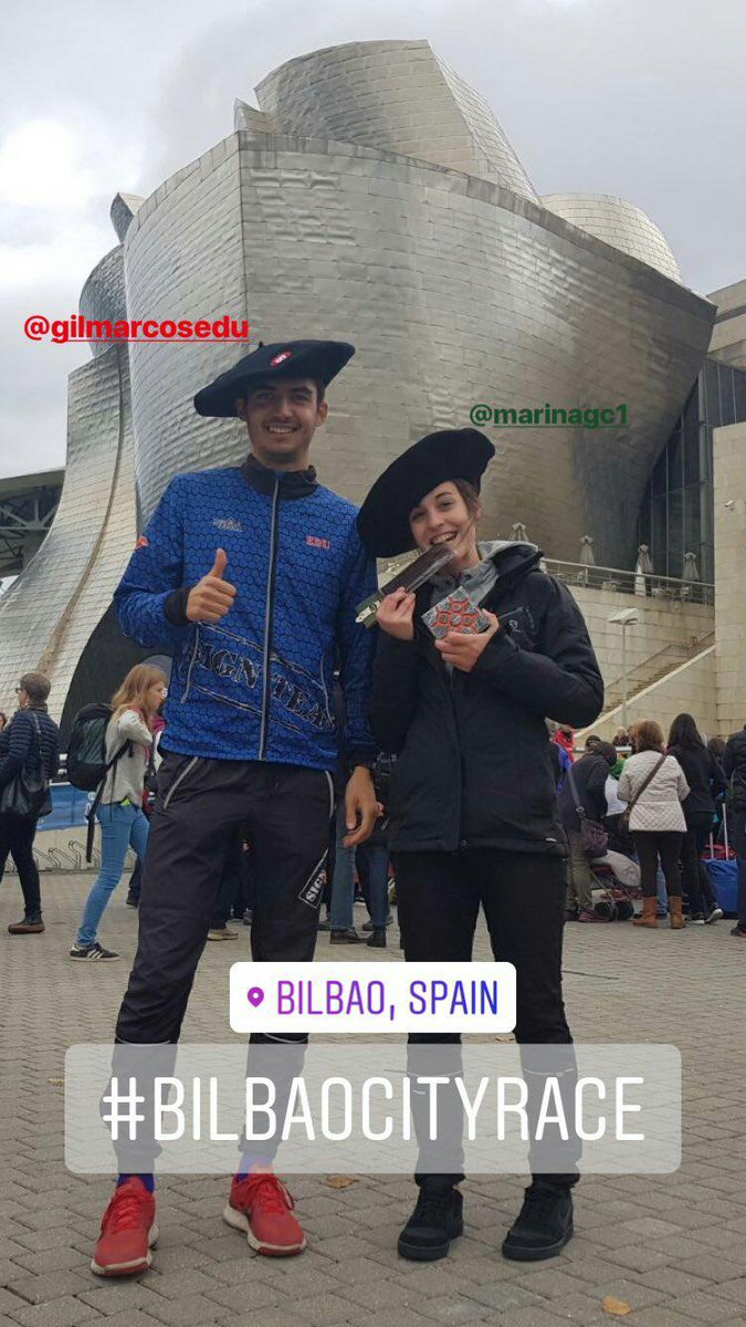 fedo_org's tweet photo. Ganadores de la @bilbaocityrace, @GilMarcosEdu y @MarinaG124. 11ª prueba de la #LEOPie2017.
#orienteering #orientación #guggenheim #BilbaoCityRace #Bilbao https://t.co/BVhJQkWvO1