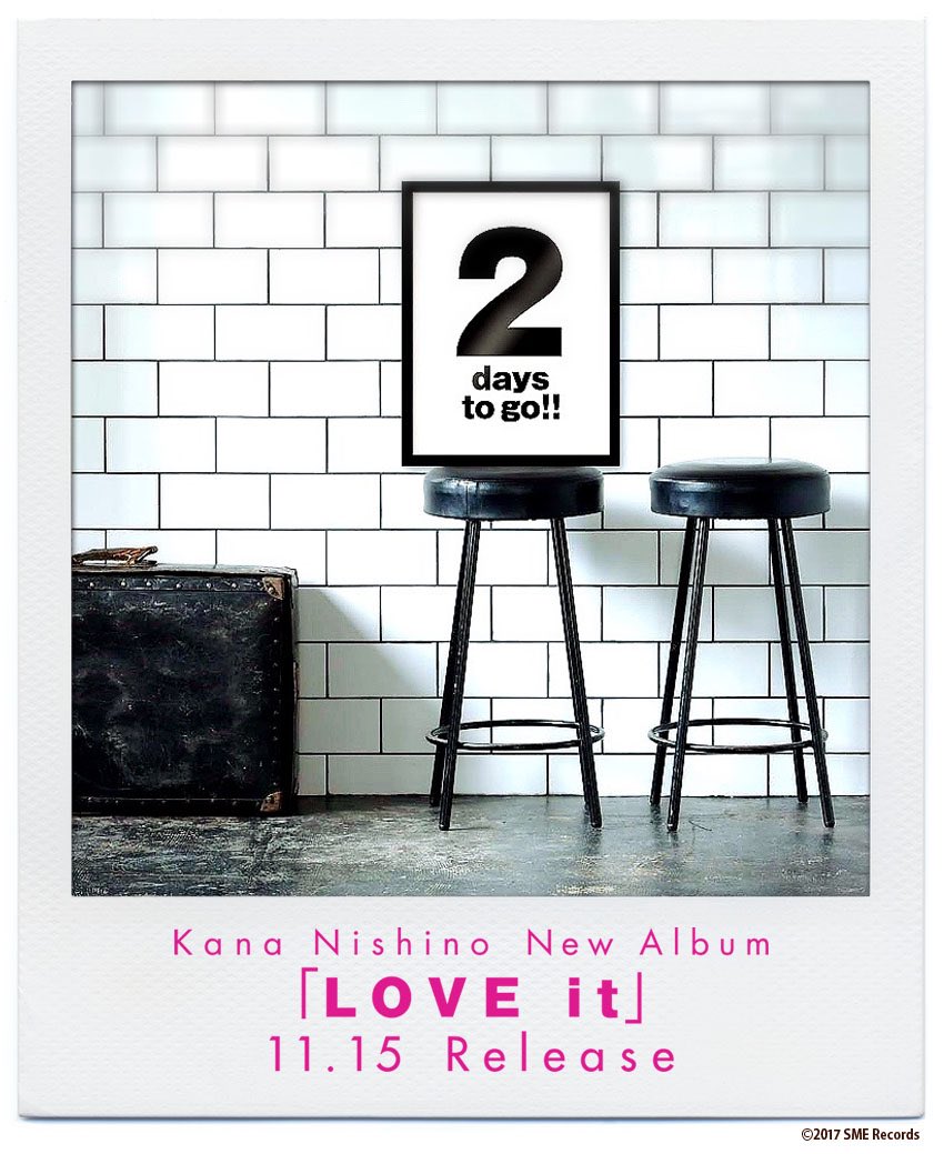 #西野カナ #カナやん #LOVEit
#ニューアルバム発売まであと2日

🍕「LOVE it」詳細はコチラ
sonymusic.co.jp/artist/kananis…

#*Prologue*～Humming～
#MEOW
#スマホ
#We'rethemiracles
#HappyTime
#Liar
#LOVE
#おススメ
#ツアーが楽しみ