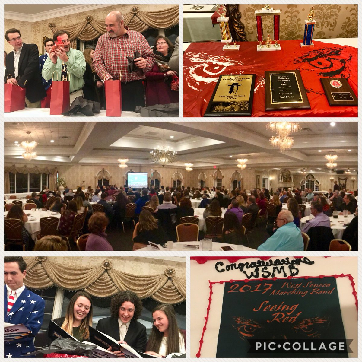 WSMarchingBand's tweet photo. Wonderful banquet celebrating this awesome band family! #culture Thank you band boosters! Congrats, #WSMB2017 - on to Orlando! https://t.co/W2oXky3uB7