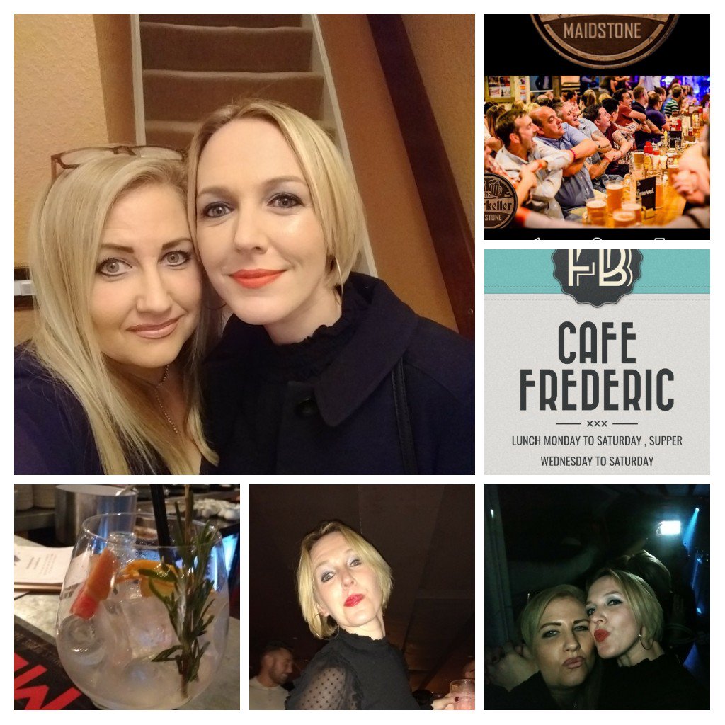 ChrissyA37's tweet photo. Thanks for a great time out last night #Maidstone ! @karencole3010 &amp; I had such fun  So tired today though! 
#Bottega #Fizz 
#Frederics #Gin #CheeseBoards
#Banks #Dancing
#Bierkeller #dancingANDlaughing 👍🍹🍸🥂🧀🥖💃 https://t.co/LnjNApD5Zw