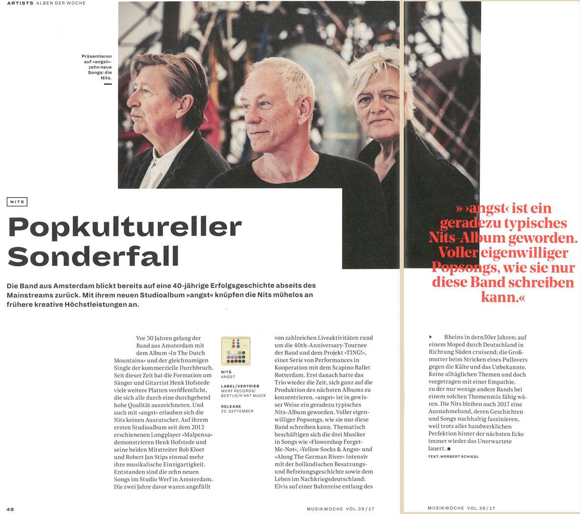 nitsmusic's tweet photo. Another nice German review of new album 'angst'. Haven't heard the album yet? Listen here: https://t.co/1EYgj4IHuL #nits #angst #review #album #new https://t.co/zIt8GjvP2a