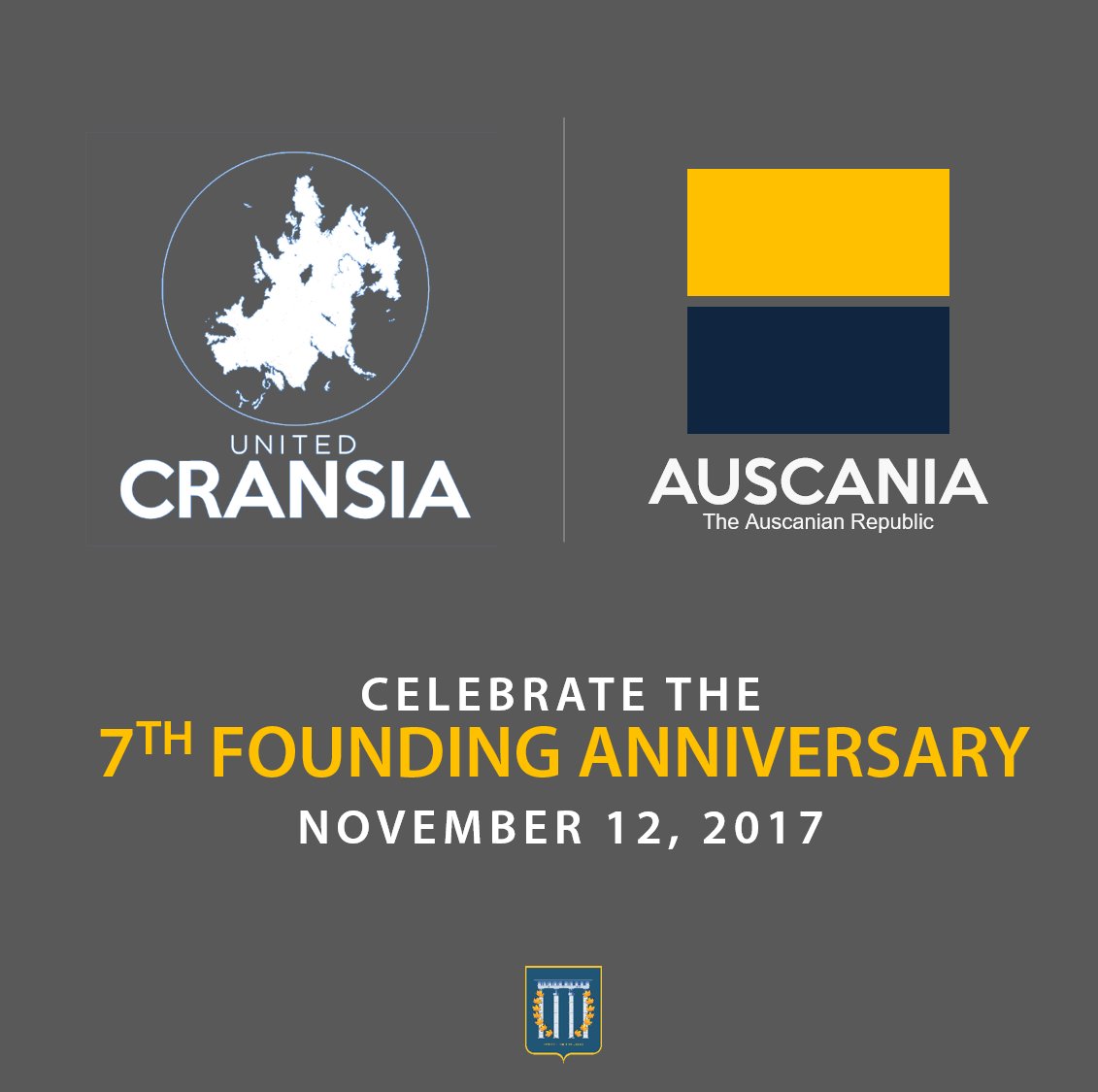 AuscaniaGov's tweet photo. "In the strengthened cultural attributes, inclusive society, and cohesive economic development, there manifest the progress of Auscania. And as we continue to achieve them, there reflects our unified identity as Auscanians and Cransians." - Mark, CS.GS
#700thTweet #SQ07 #ASC https://t.co/pYYplHx053