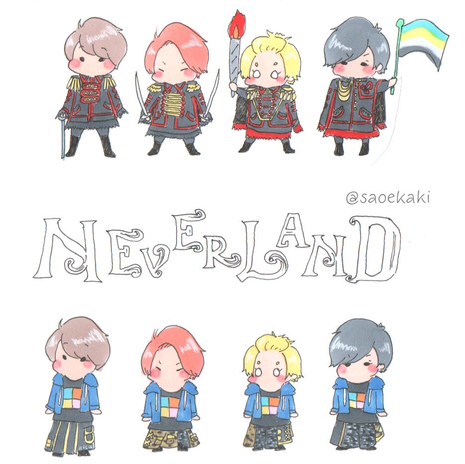 さお Pa Twitter Neverland 全衣装 Newsでお絵かき T Co Xkrqguabs5 Twitter