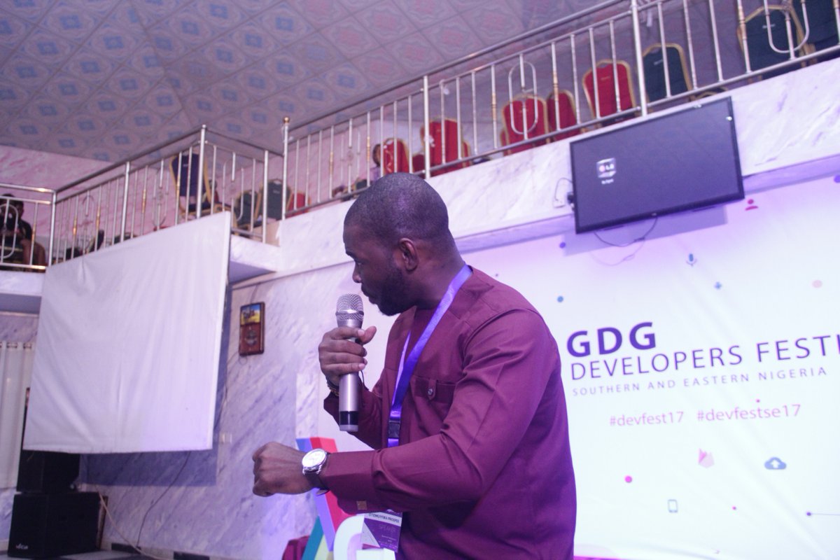 naco_john's tweet photo. @unicodeveloper I told you that you are good at acting, lolz.
Thank you for adding #devfestse17 to your schedule. #DevFest17 https://t.co/KxVCPTwHjX