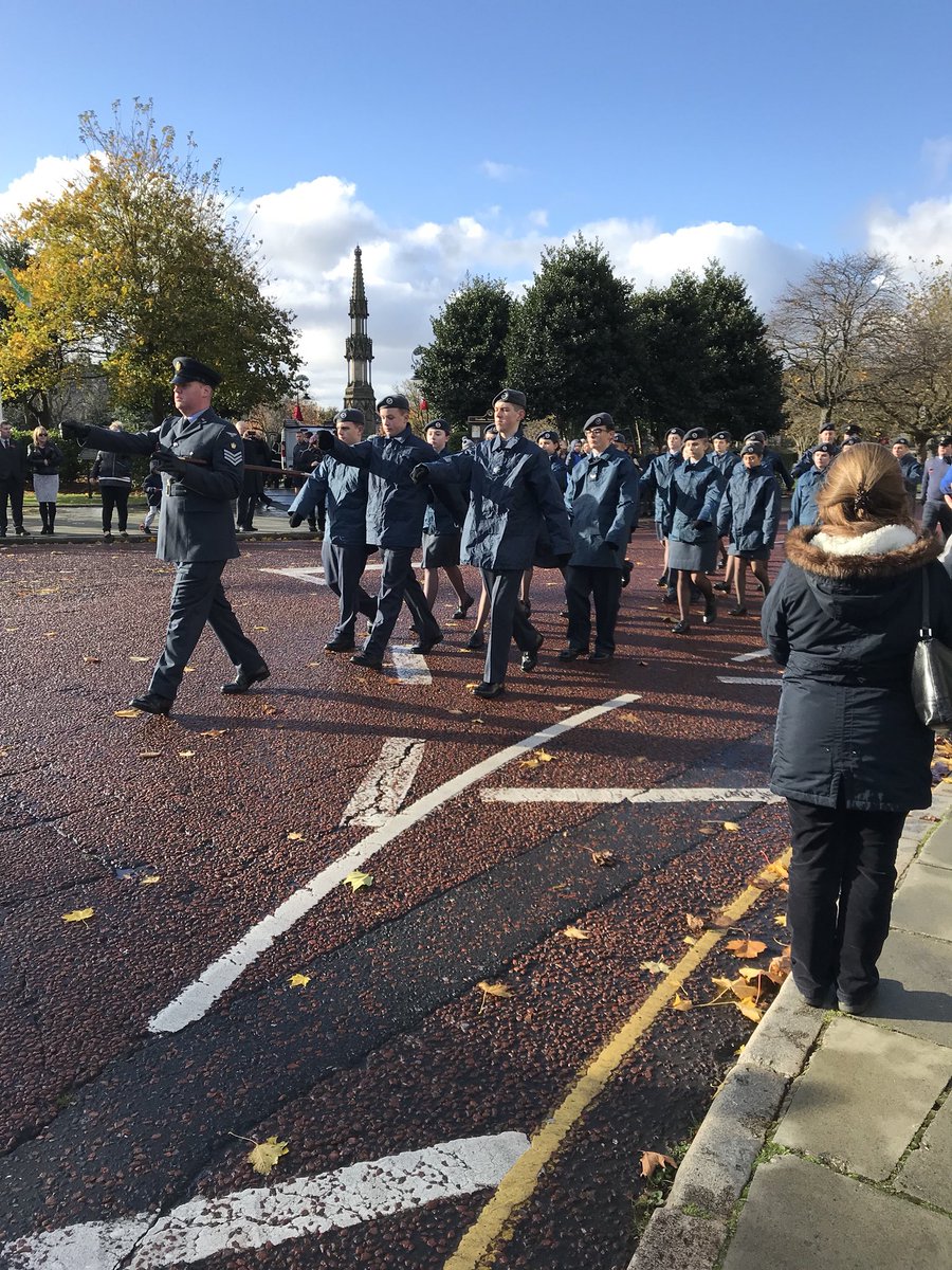 Rememberance parade at Hamilton square this morning #proud #snco #lestweforget @1175SNCO <a href="/1175_sqn/">1175 (Prenton) Sqn</a> <a href="/400Birkenhead/">400 (Birkenhead) SQN</a>