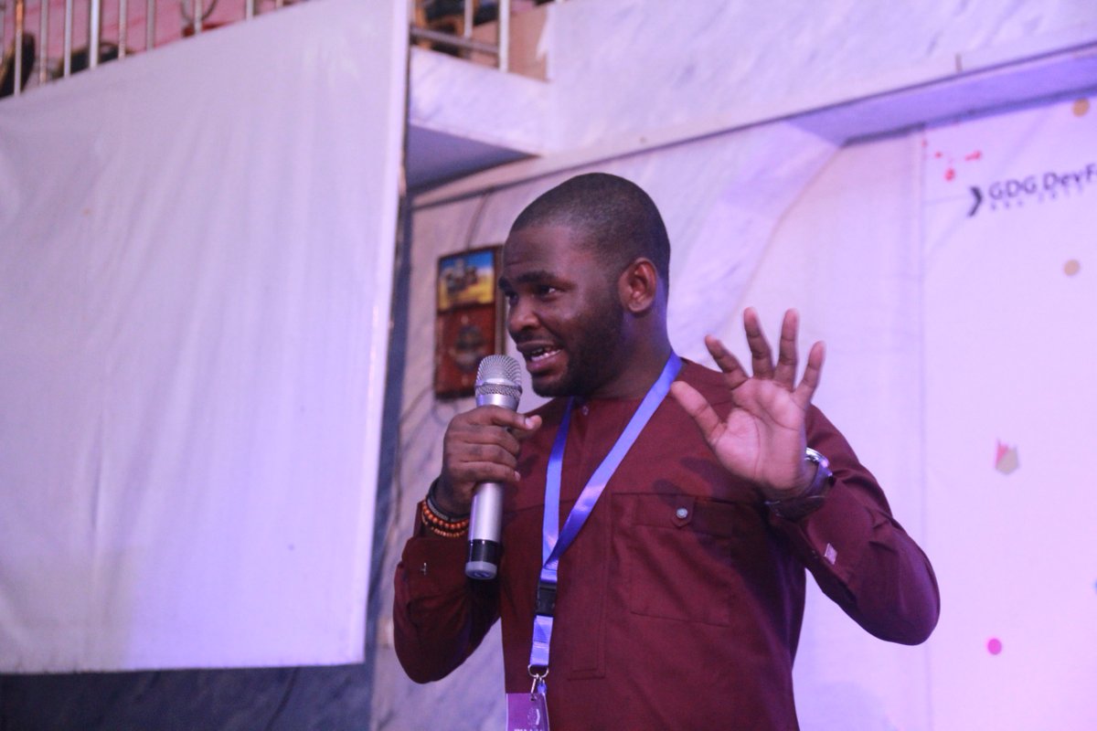 naco_john's tweet photo. @unicodeveloper I told you that you are good at acting, lolz.
Thank you for adding #devfestse17 to your schedule. #DevFest17 https://t.co/KxVCPTwHjX