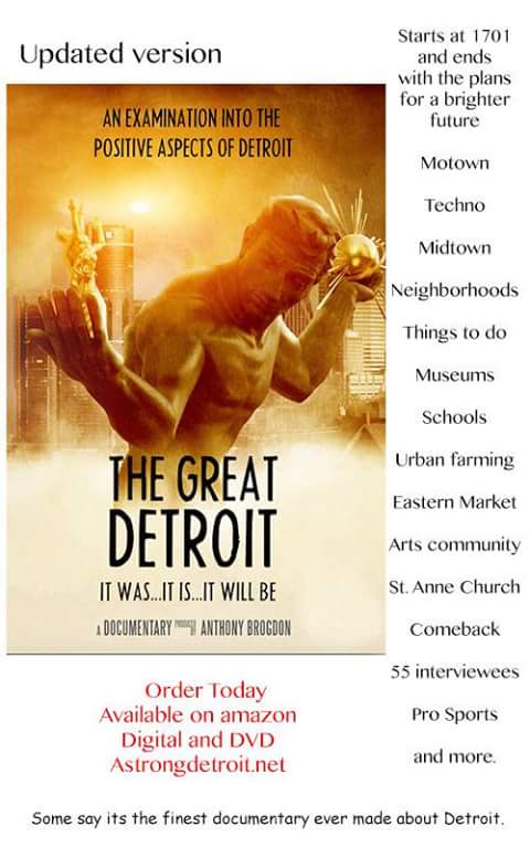 StrongDetroiter's tweet photo. First released in 2014
Now re-released
Much improved 
On amazon
#Detroit #detroitcomeback #midtowndetroit @rebranddetroit @VisitDetroit https://t.co/iQOBWt6NEC