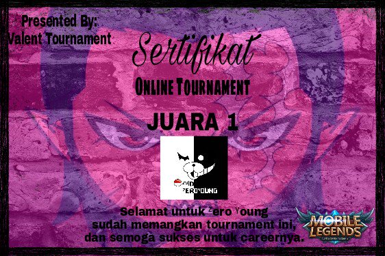 zeyo14a's tweet photo. Sertifikat tournament pertama kami, alhamdullilah.
Thanks for support guys
#mobilelegends #mobilelegend #mobilelegendwtf #mobilelegendsgame #mobilelegendsvideo #mobilelegendsbang #mobilelegendbangbang #mobilelegendsbangbang #mobilelegendsindonesia #moba #ligagame #esports #eSport https://t.co/i5wAikNRMQ