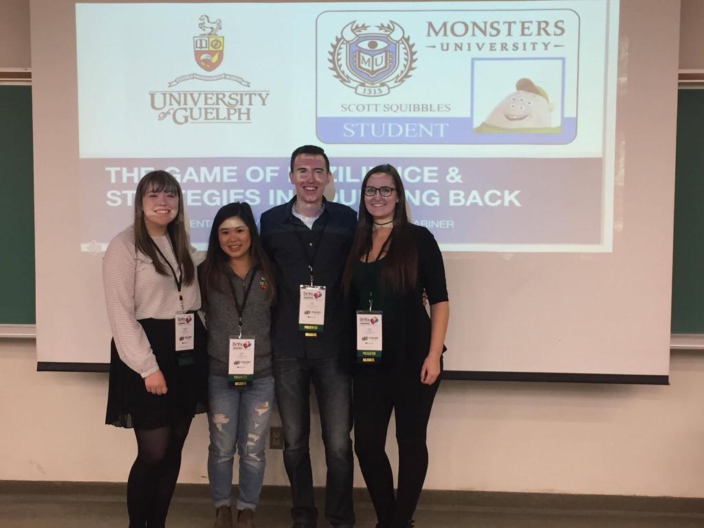 IllmanWhite's tweet photo. Two of our @CarletonRes delegates and I really enjoyed the Rezilience presentation by two awesome RLS members from @uofg at @RLC2017 !  Great presentation on a very important topic! https://t.co/gKLWj5o1l2