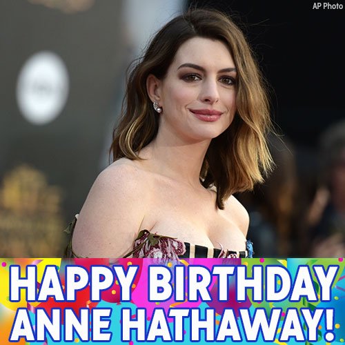 Happy birthday to the leading actress in Disney\s \The Princess Diaries\ and NYC native, Anne Hathaway!   